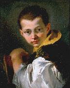 Giovanni Battista Tiepolo Boy Holding a Book oil on canvas
